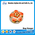 innovative design custom beautiful flower shape bag hanger